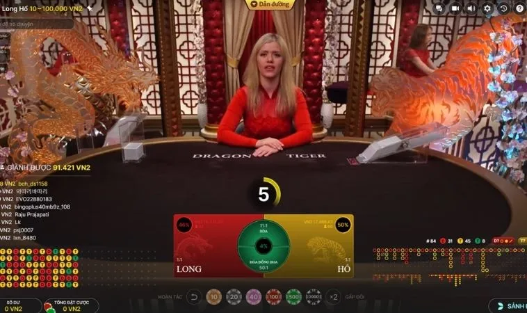 Thử Thách Vận May Với Trò Chơi Dragon Tiger Tại Vui123 Siêu Nhanh 1 Dragon Tiger Tại Vui123