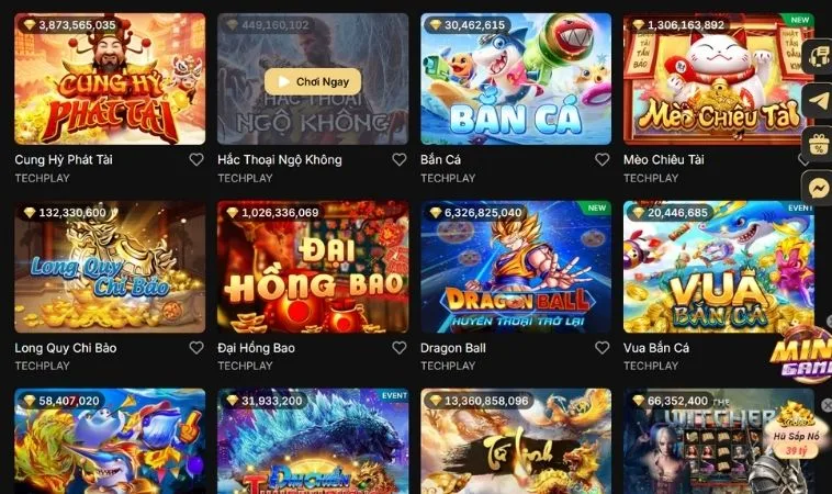 Kho game giải trí tại Vui123 phong phú