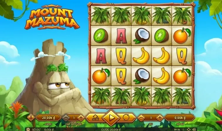 Giao diện chơi Nổ Hũ Rừng Xanh Tại Vui123